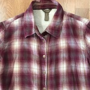 Women’s flannel jacket, lined